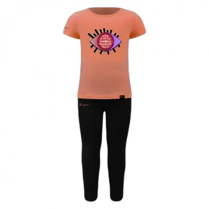 Damen T-Shirt und Leggings Set aus Baumwolle Legea Vetra