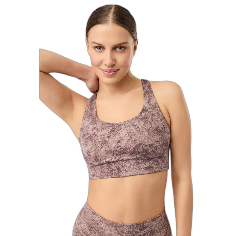 Druck-BH mit Cross-Rücken für Damen Mandala