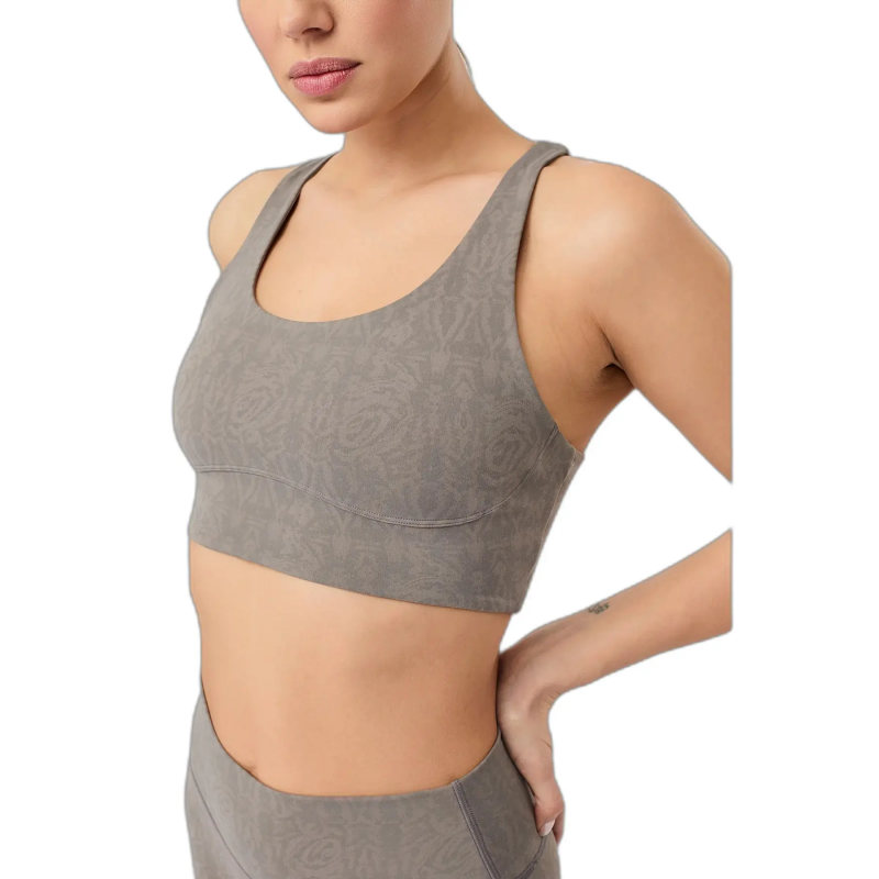 Druck-BH mit Cross-Rücken für Damen Mandala