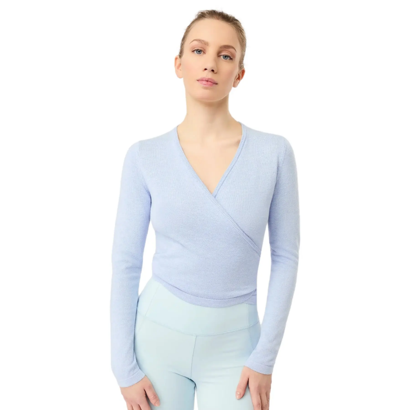 Strick-Wickeljacke Damen Mandala Wrap
