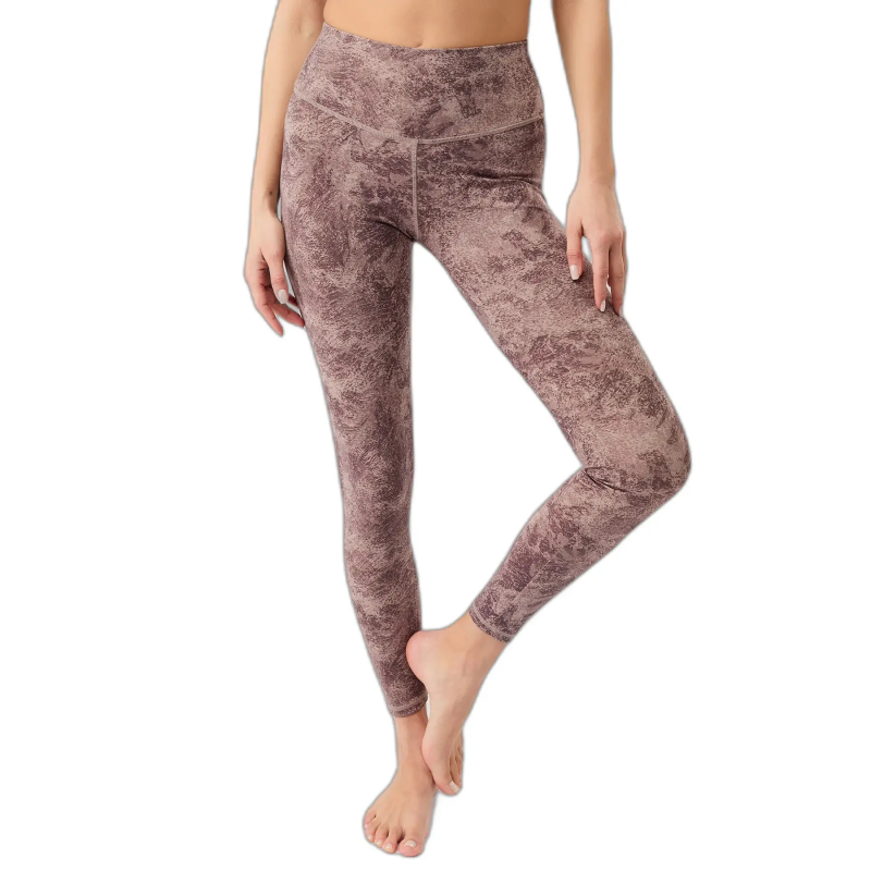 Monochrome Bedruckte Leggings Damen Mandala