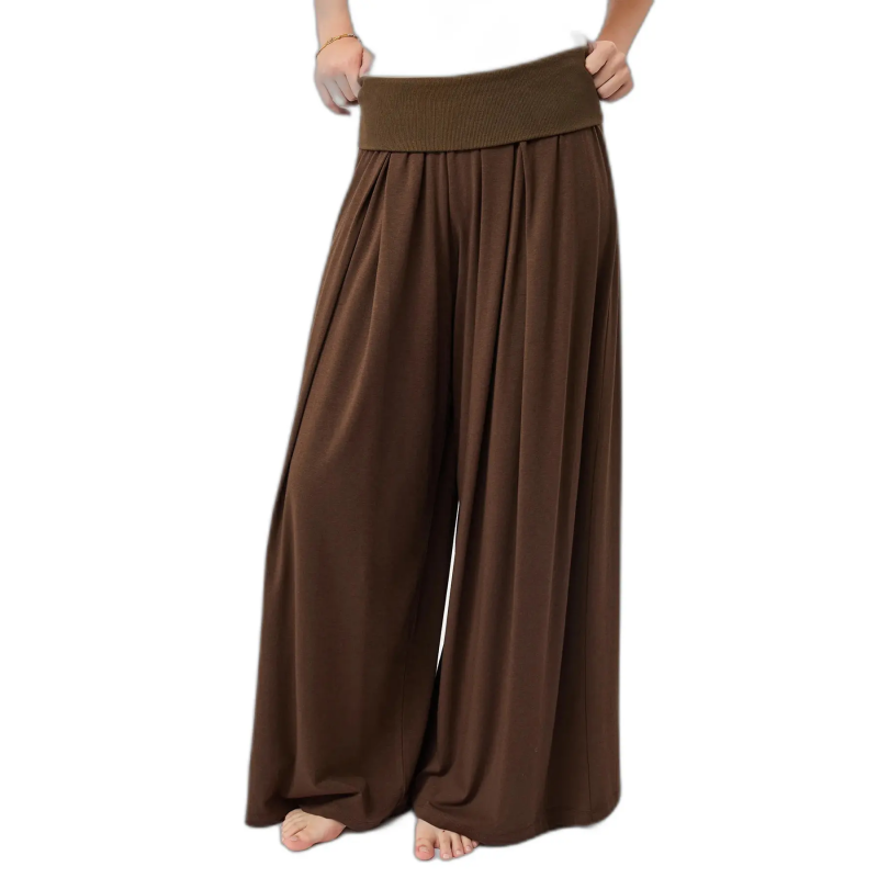Damenhose mit extra weitem Bein Mandala