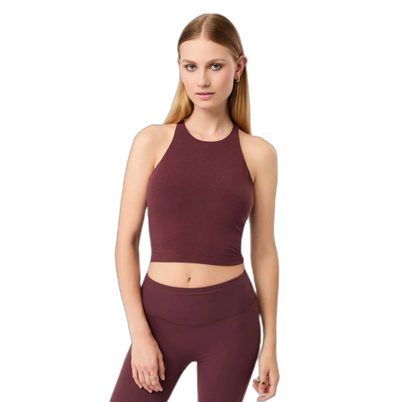 Frauen Top mit gekreuztem Trägerdesign Mandala Cross