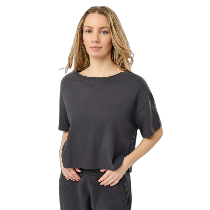 Damen T-Shirt Mandala Boxy