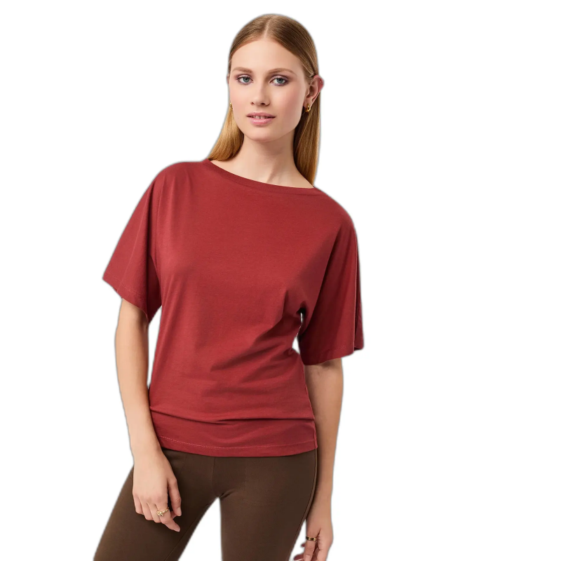 Damen T-Shirt fließend Mandala Butterfly