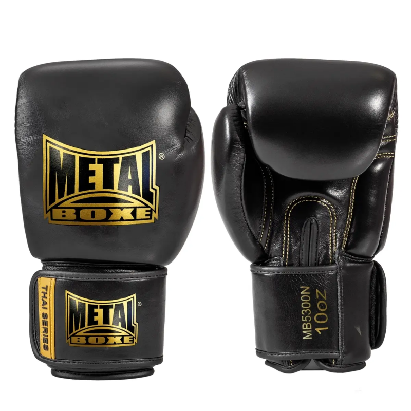 Leder-Boxhandschuhe Metal Boxe thai series