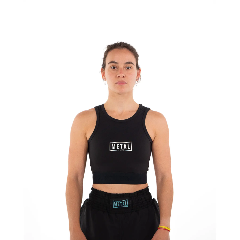Damen-Sport-BH Metal Boxe