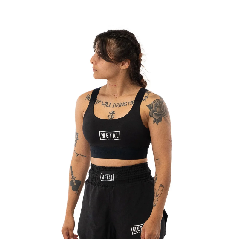 Elastischer BH für Frauen Metal Boxe