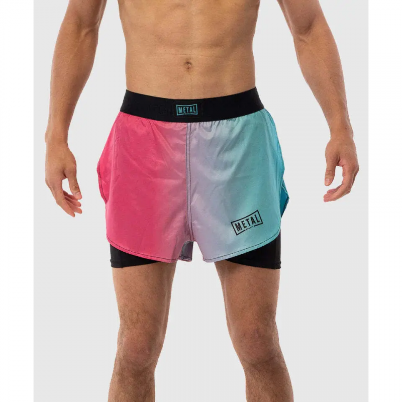 Short 2 in 1 Metal Boxe Miami Vice