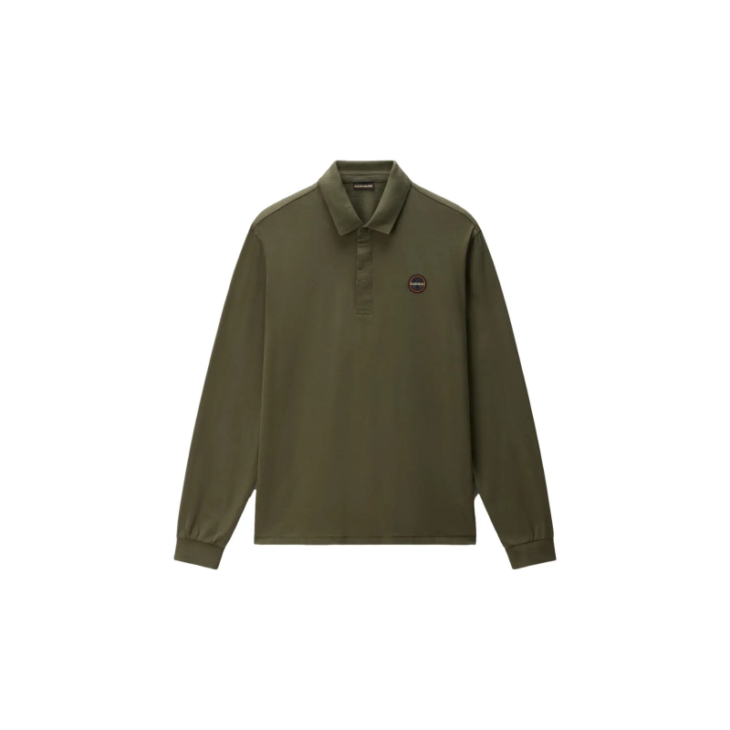 Langärmeliges Polo-Shirt Napapijri E-Badge