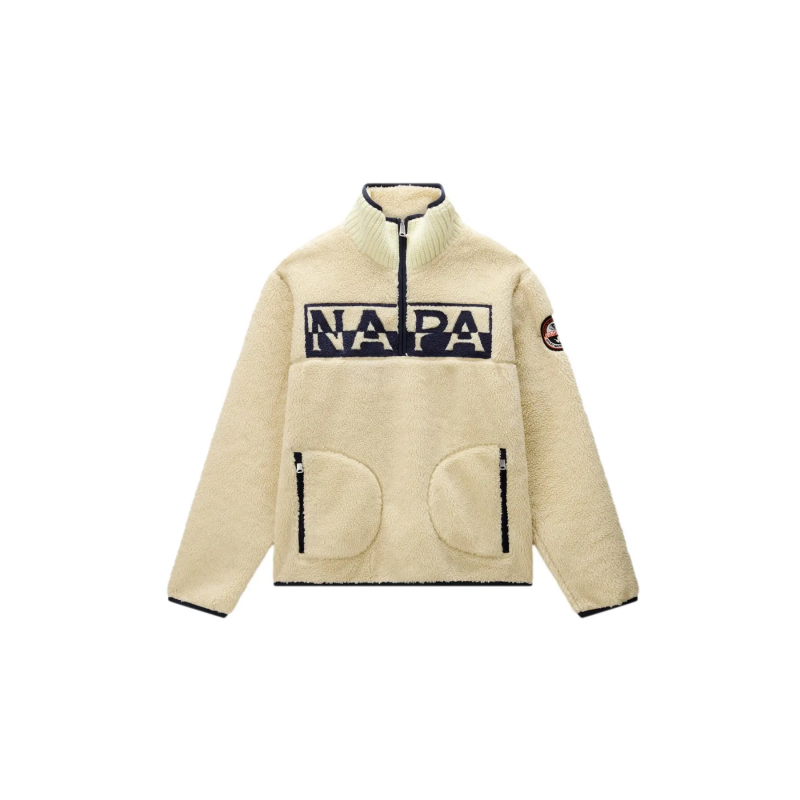 Fleece-Hoodie mit Reißverschluss Napapijri Archive
