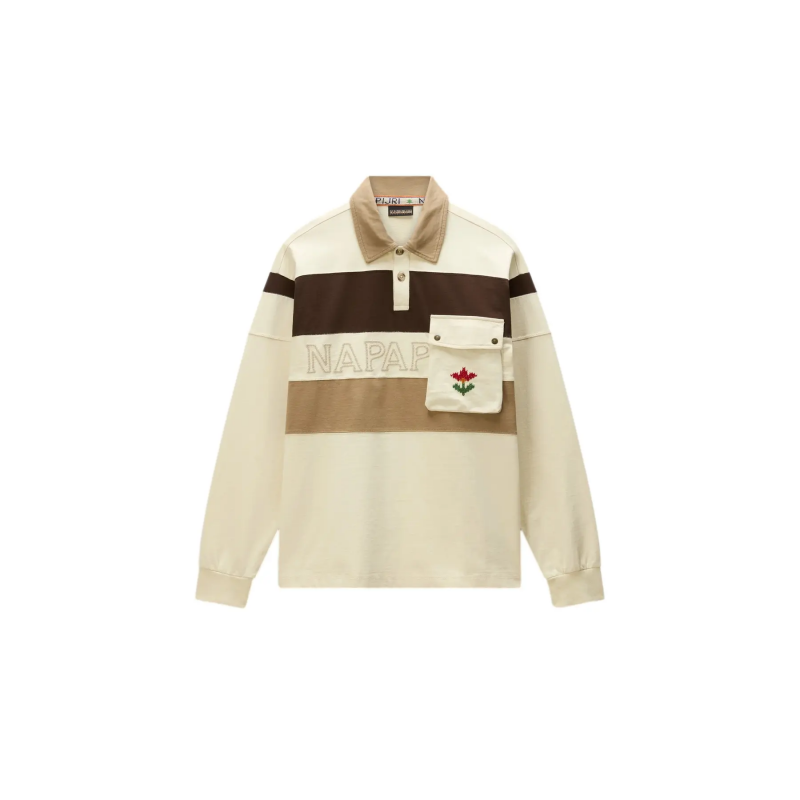 Langärmeliges Polo-Shirt Napapijri E-Bloom