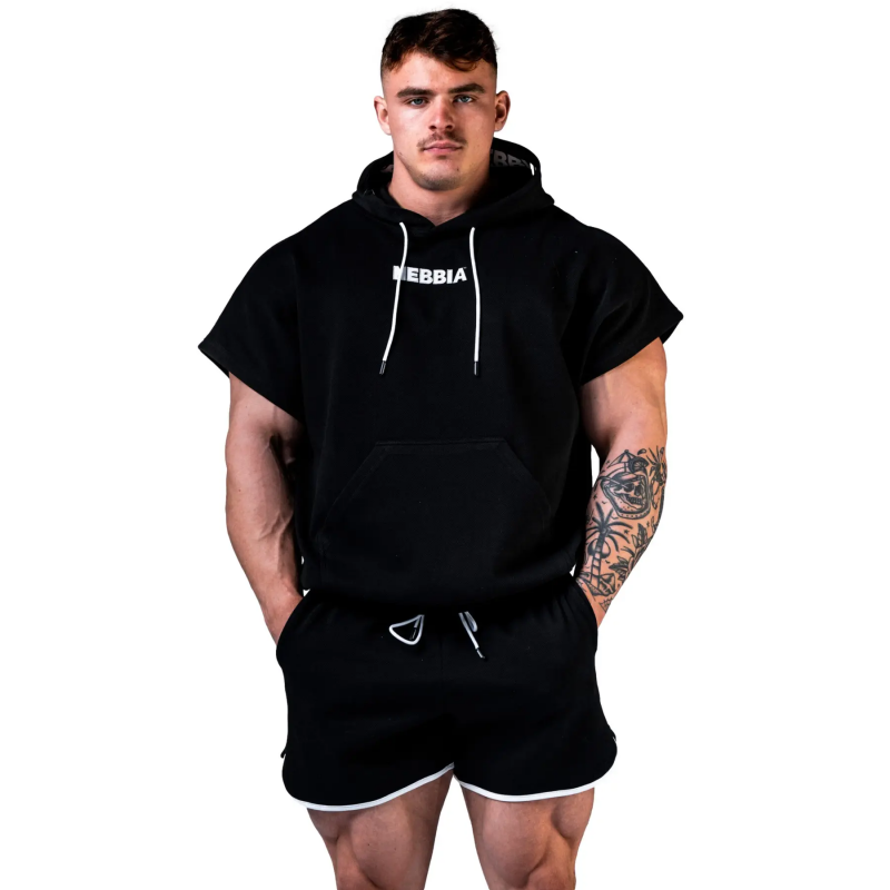 Kurzärmeliger Hoodie Nebbia Hero