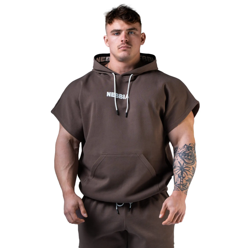 Kurzärmeliger Hoodie Nebbia Hero