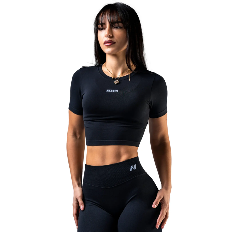 T-Shirt Nebbia Power 3/4 crop