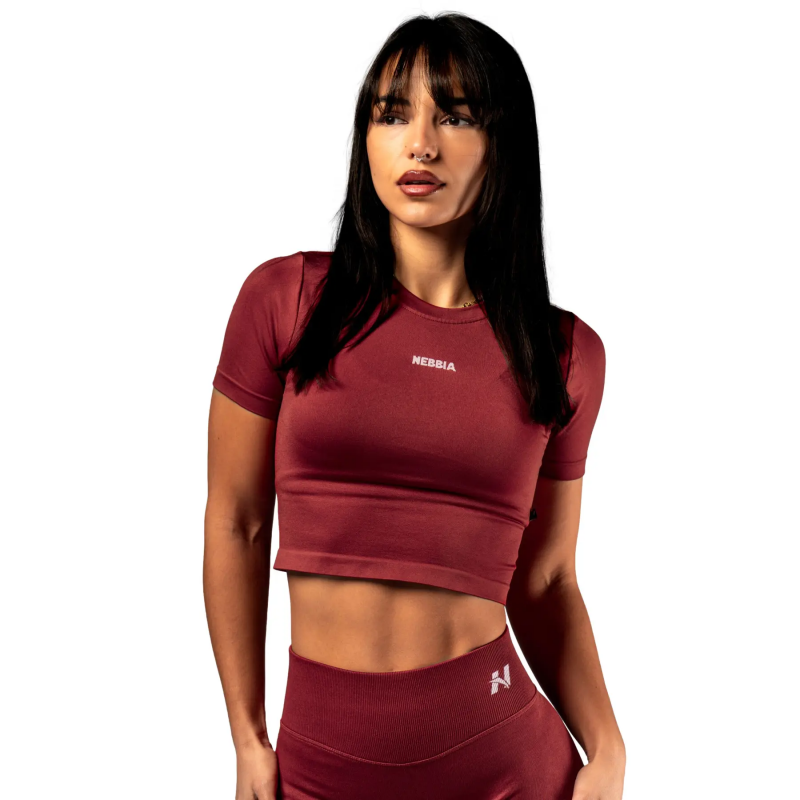 T-Shirt Nebbia Power Crop Top