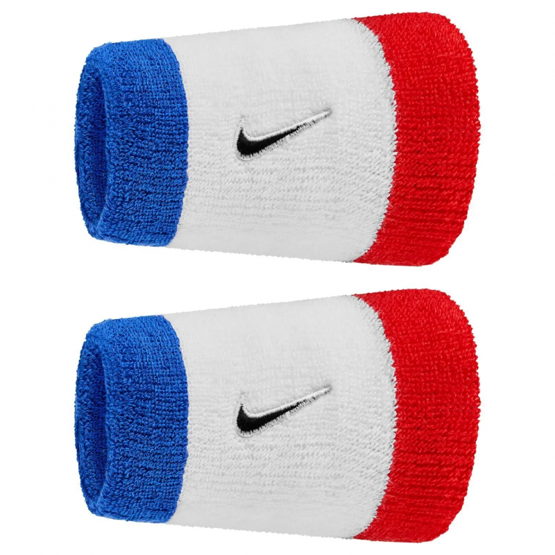 Flauschiges Handgelenkband Nike Swoosh Classic Double Wide (x2)