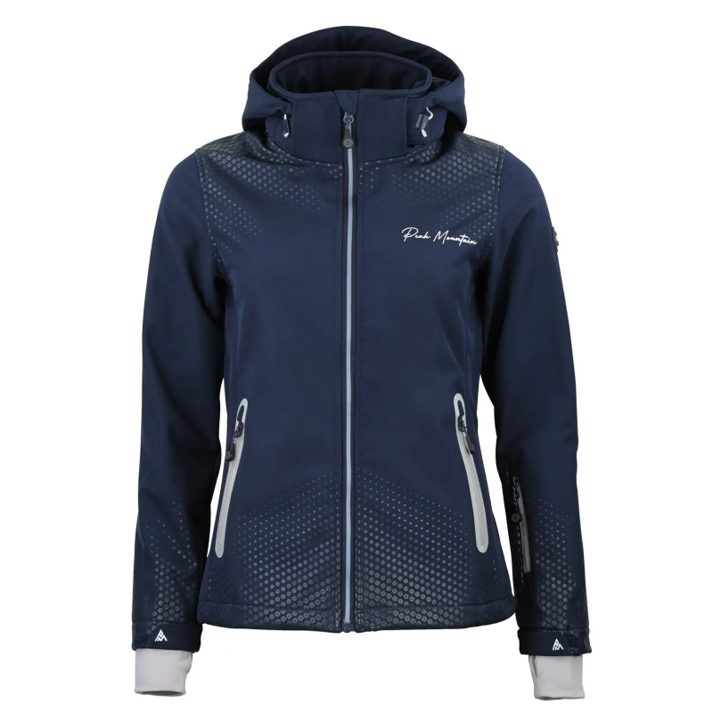 Damen Fleece-Zip-Hoodie Peak Mountain Softshell