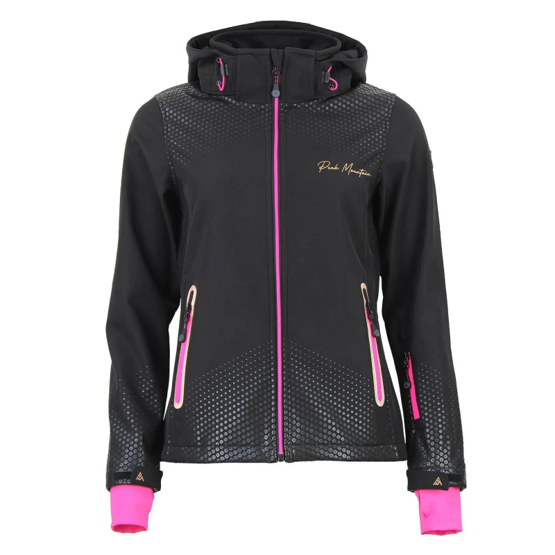 Damen Fleece-Zip-Hoodie Peak Mountain Softshell
