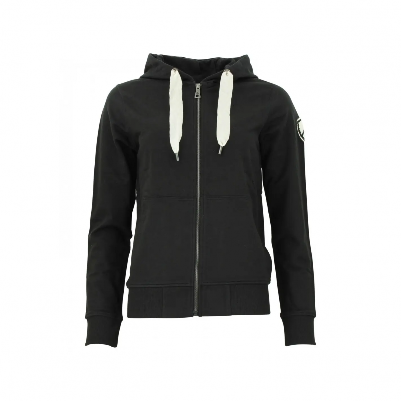 Sweatshirt Baumwolle Full Zip Damen Peak Mountain French Terry