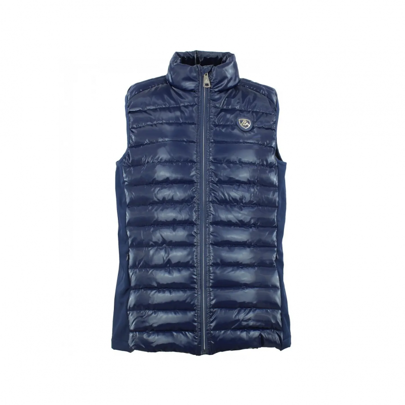 Ärmellose Daunenjacke aus zwei Materialien, Damen Peak Mountain Fine
