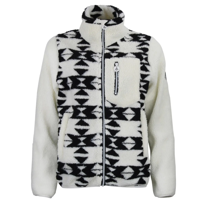 Damen Fleecejacke mit Brusttasche Peak Mountain Sherpa 350G