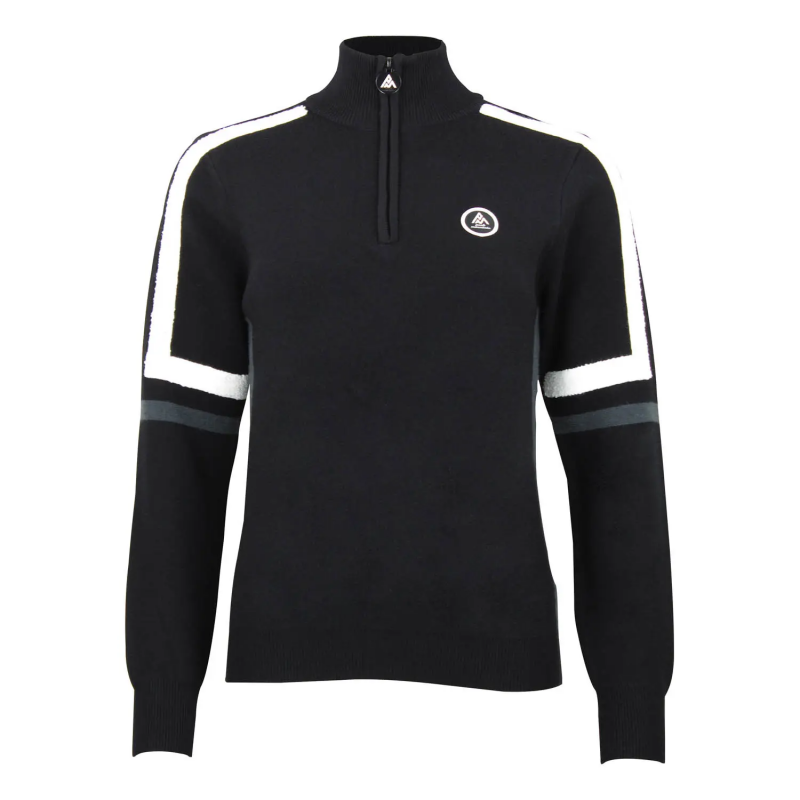 Damen Rollkragenpullover 1/2 Zip Peak Mountain Asta