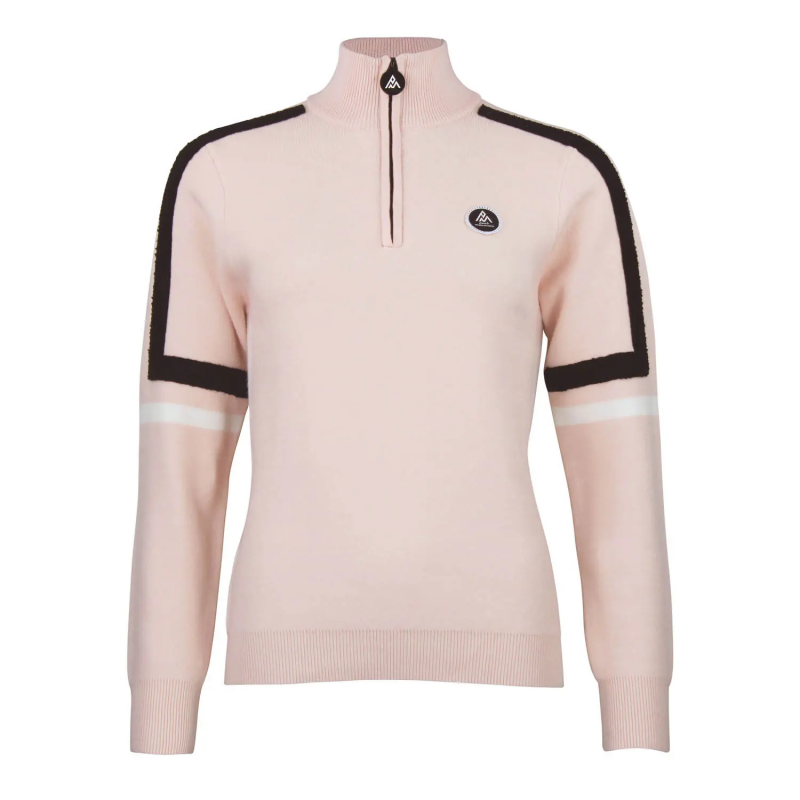 Damen Rollkragenpullover 1/2 Zip Peak Mountain Asta