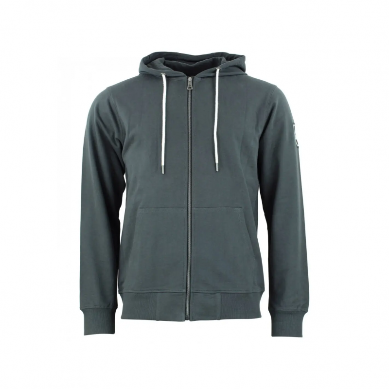 Sweatshirt aus Baumwolle mit vollem Reißverschluss Peak Mountain French Terry