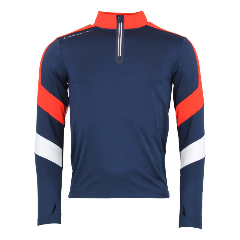 Langarmshirt mit Reißverschluss Peak Mountain Caspiro