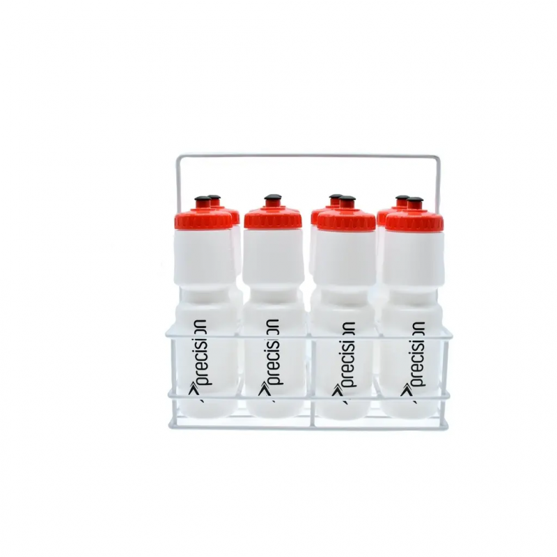 Trinkflasche und Metallständer Precision (x8)