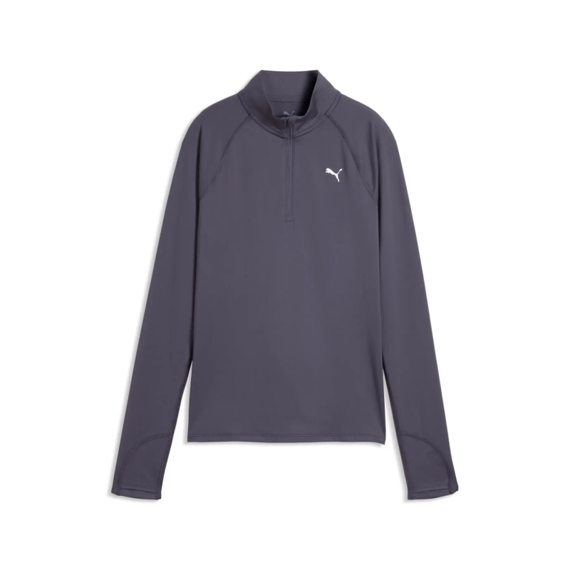 1/4-Zip-Trainingsoberteil, Damen Puma Velocity Cloudspun