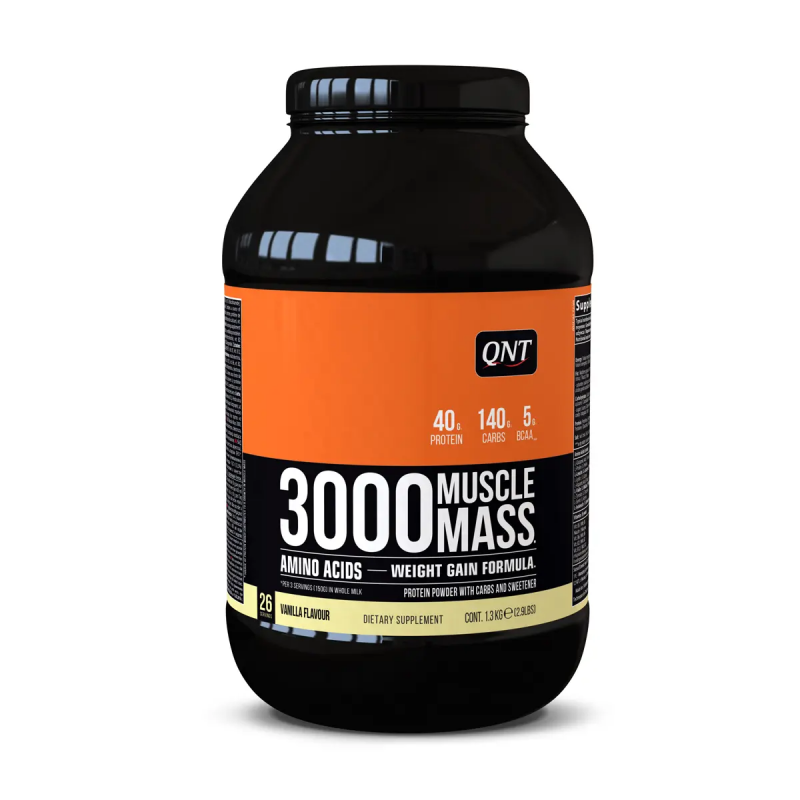 Proteinhaltige Ernährung QNT 3000 Muscle Mass - Vanilla