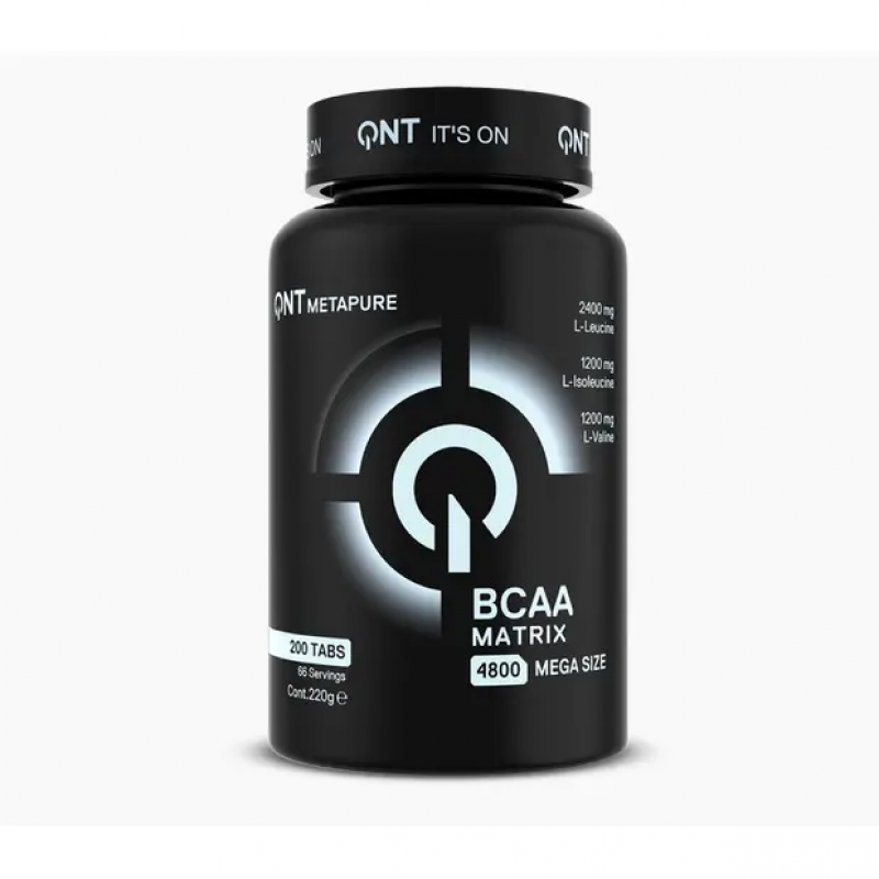 Nahrungsergänzungsmittel 200 Tabletten QNT Matrix BCAA 4800