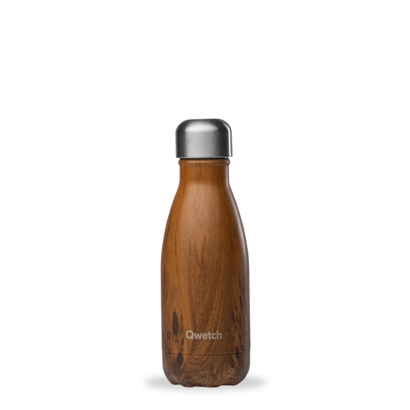 Isotherme Flasche Qwetch Originals Wood