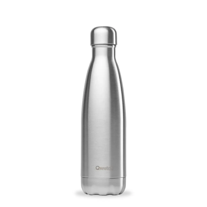 Edelstahl-Isolierflasche gebürstet Qwetch Originals