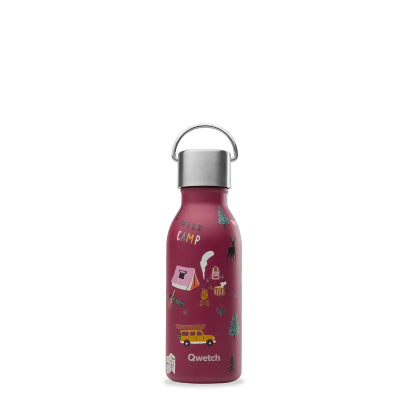 Isotherme Flasche inox yosemite enfant Qwetch Inox