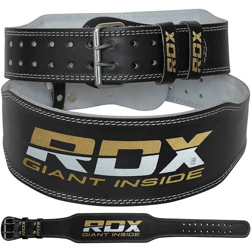 Gewichthebergürtel aus Leder RDX 4"