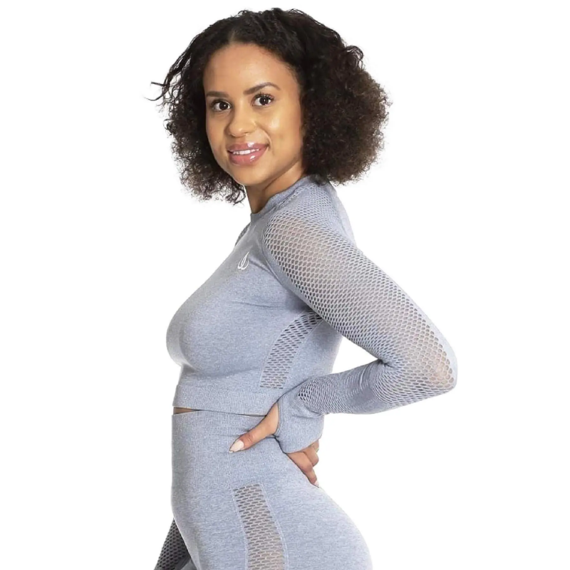 Trainingsoberteil, Damen Wallderinska Seamless Sporty Chic