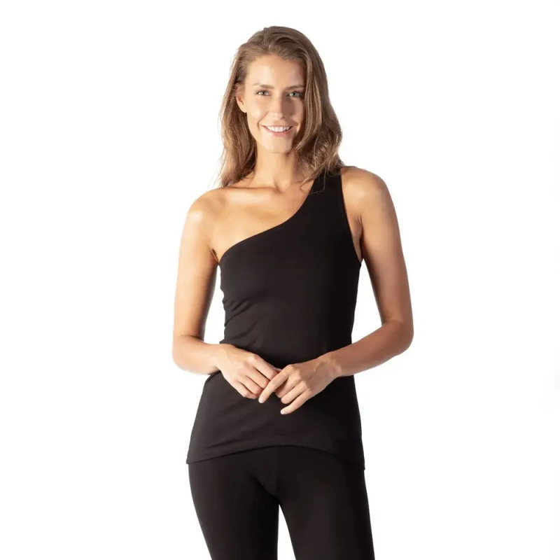 Asymmetrisches Tanktop, Damen Yogaessential Shakti