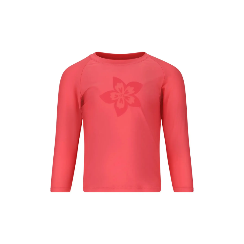 Langarm-Bade-T-Shirt Kind Zigzag Lassu Uva