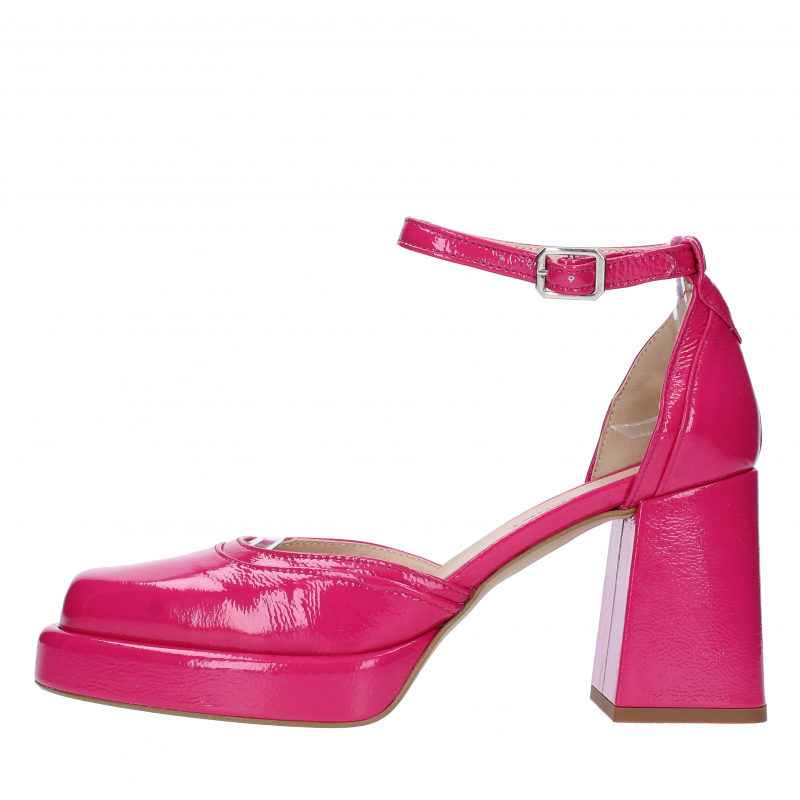 Janet & Janet Schuhe mit Fuchsia-Absatz
