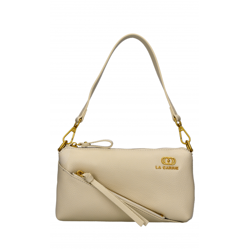 La Carrie Taschen. Creme
