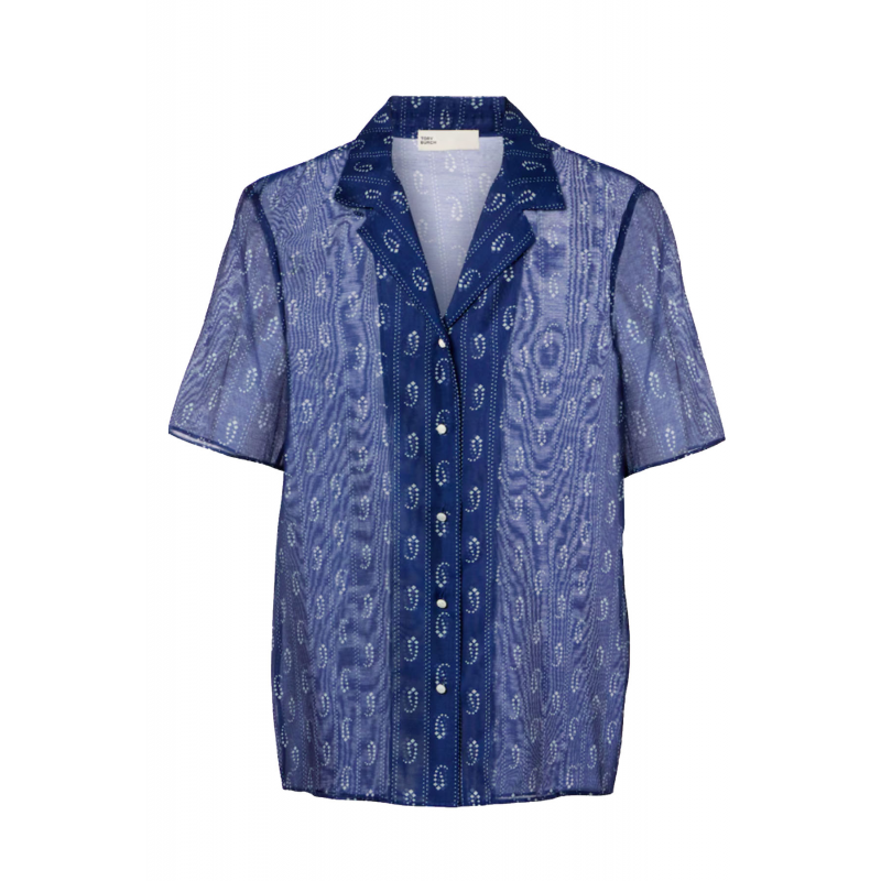 Tory Burch Blaue Hemden