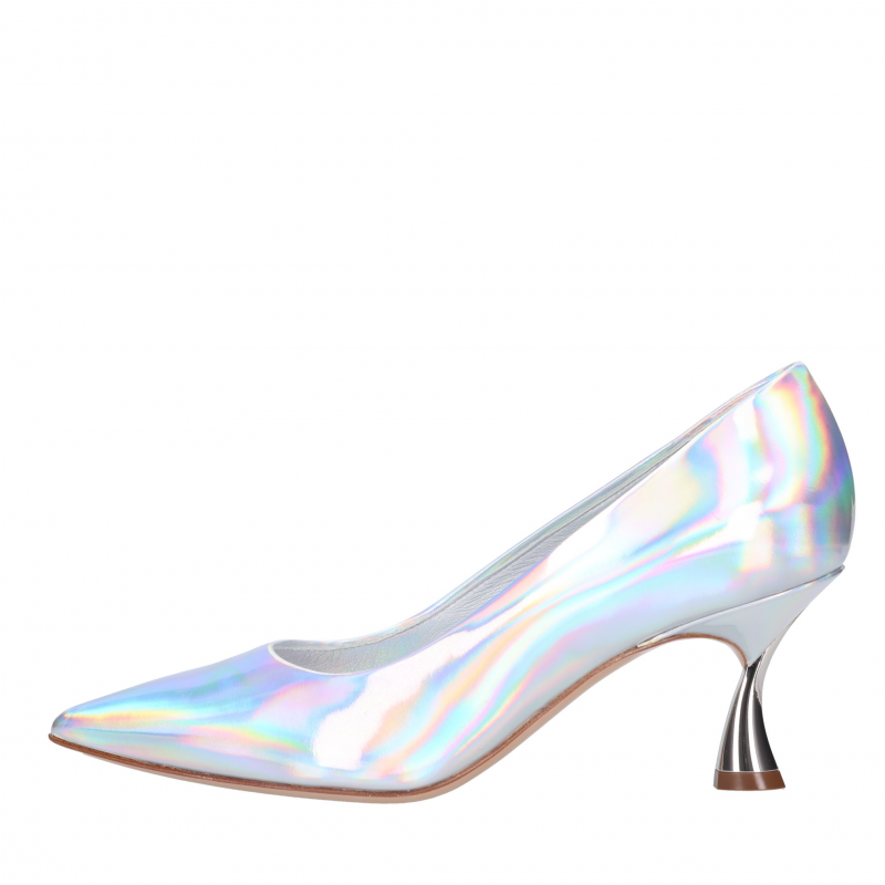 Casadei Silberne Absatzschuhe