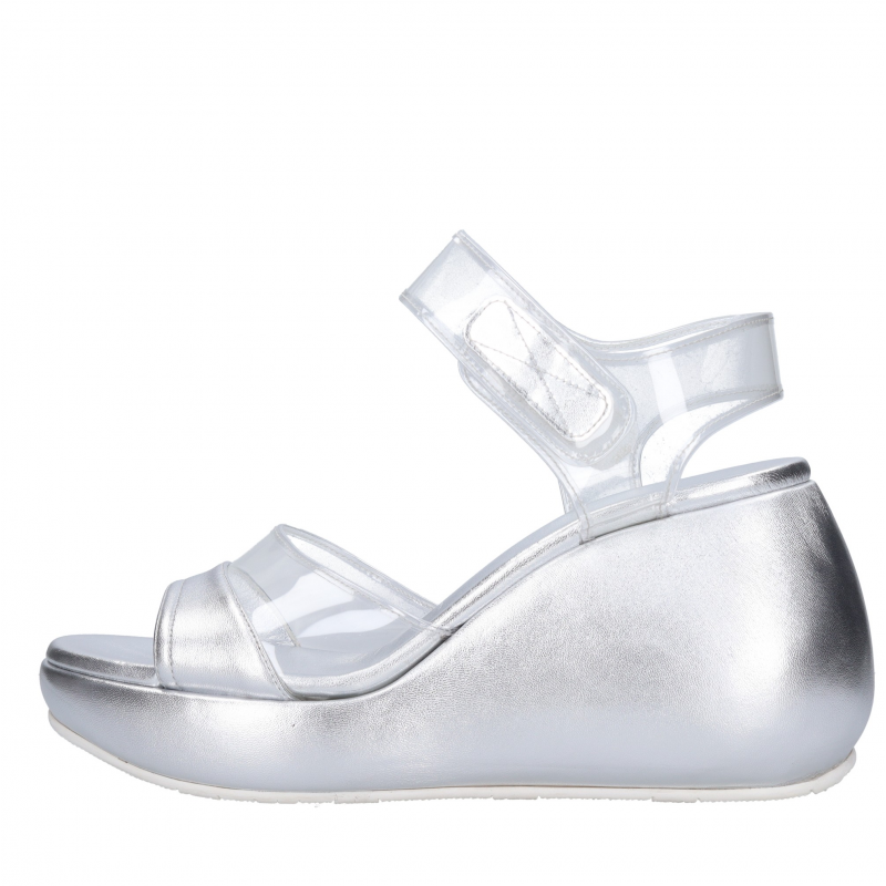 Casadei-Schuhe mit silbernem Absatz
