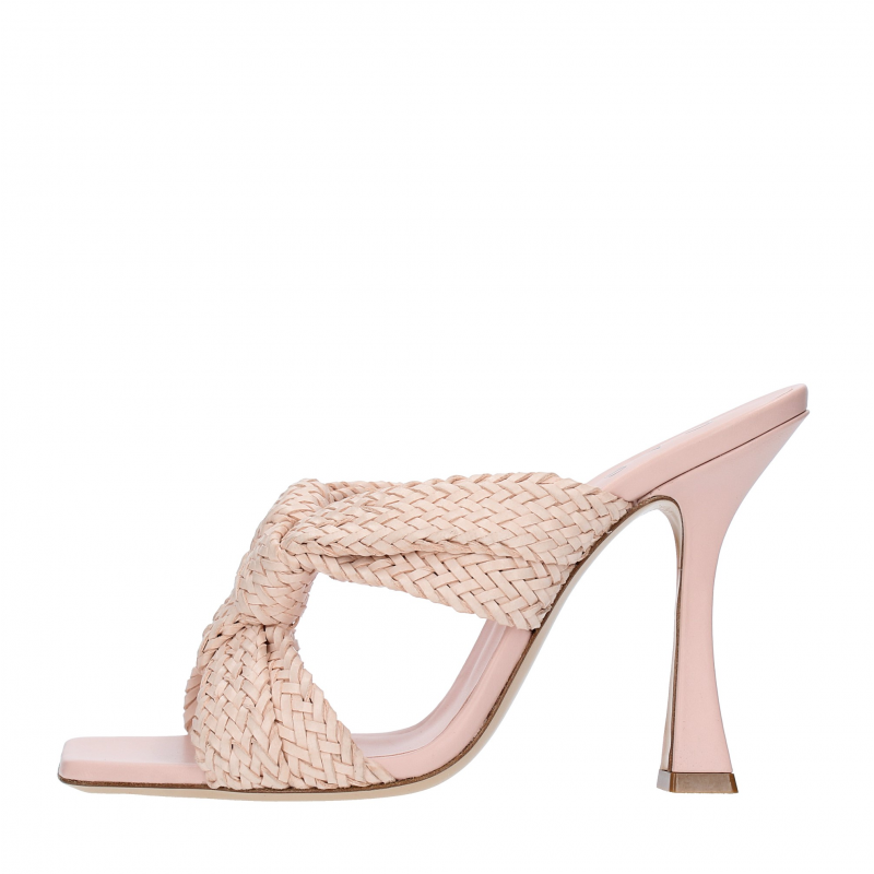 Rosa Sandalen von Casadei
