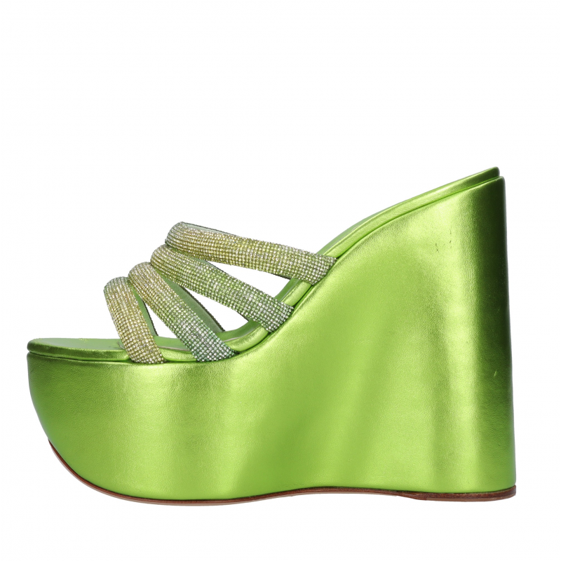 Grune Casadei-Schuhe mit Absatz