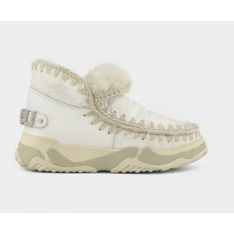 Mou Frauen Stiefel weiB