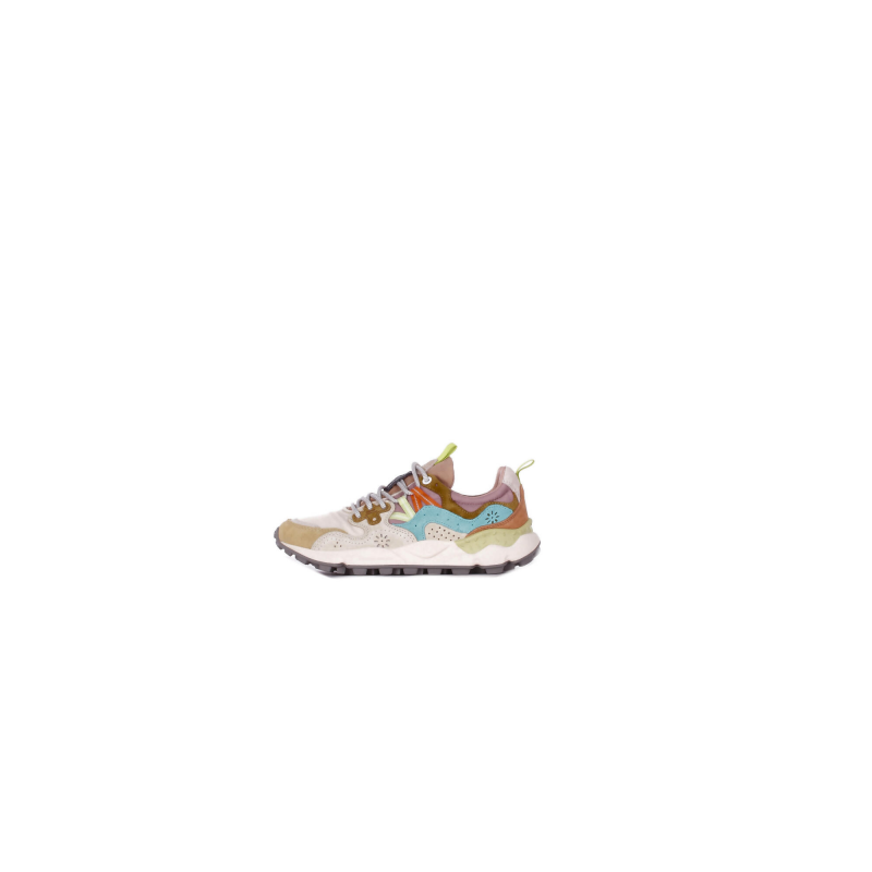 Flower Mountain Sneakers Blaue Creme